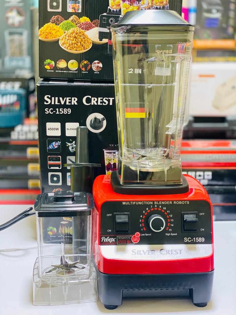 Silver Crest SC-1589 2 in 1 High Power Blender 4500W