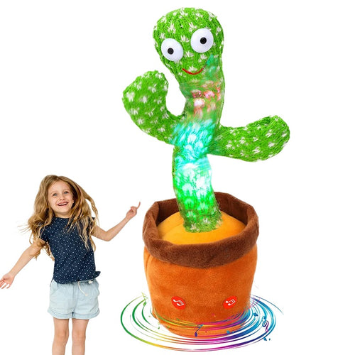 Dancing Cactus Toy for Kids – Talking & Singing Plush Cactus