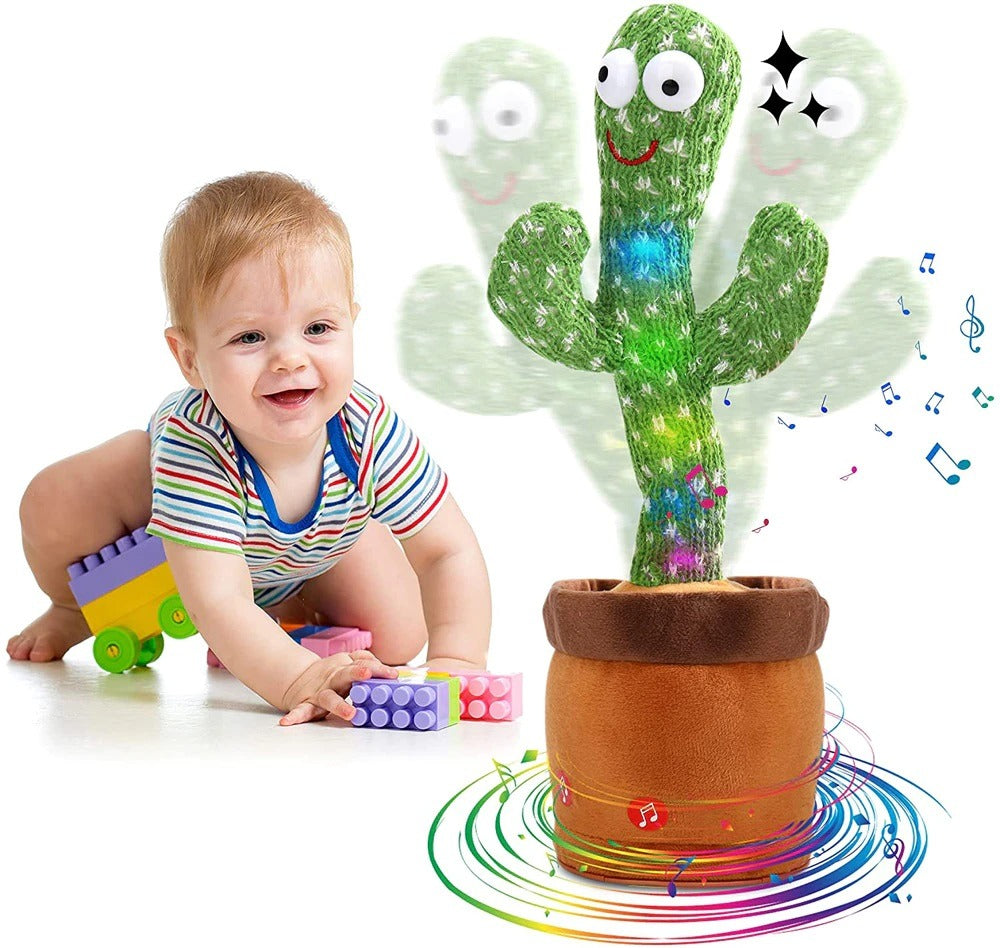 Dancing Cactus Toy for Kids – Talking & Singing Plush Cactus