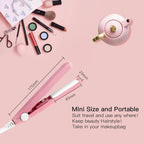 2-in-1 Mini Hair Straightener & Curler