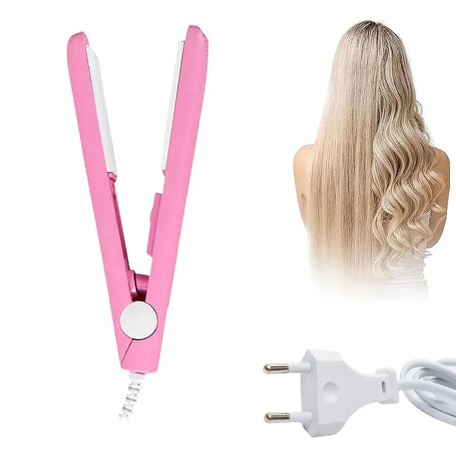 2-in-1 Mini Hair Straightener & Curler