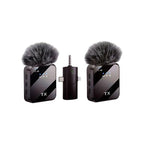 F11-2 (3 In 1) Noise Cancelling Wireless Dual Microphone