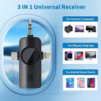 F11-2 (3 In 1) Noise Cancelling Wireless Dual Microphone