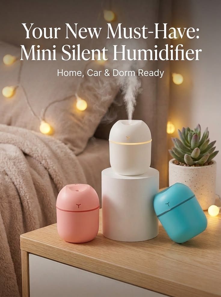 Mini Silent Humidifier - USB Aroma Diffuser