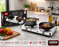 2000W Double Electric Stove with Overheat Protection