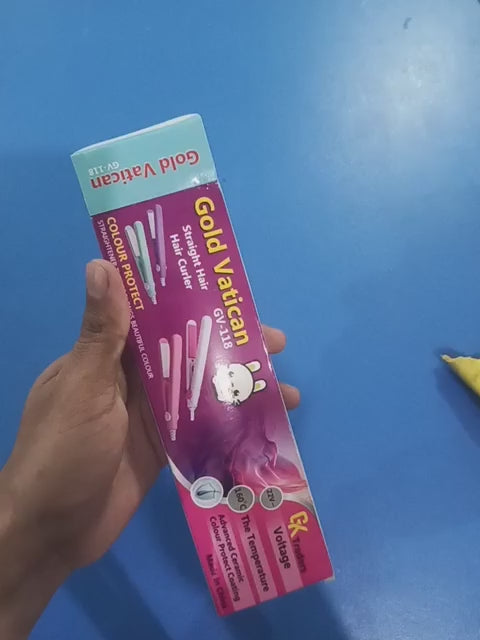 2-in-1 Mini Hair Straightener & Curler