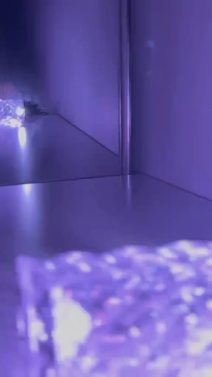 Rose Diamond Crystal Table Lamp – 16 Color RGB Touch Sensor
